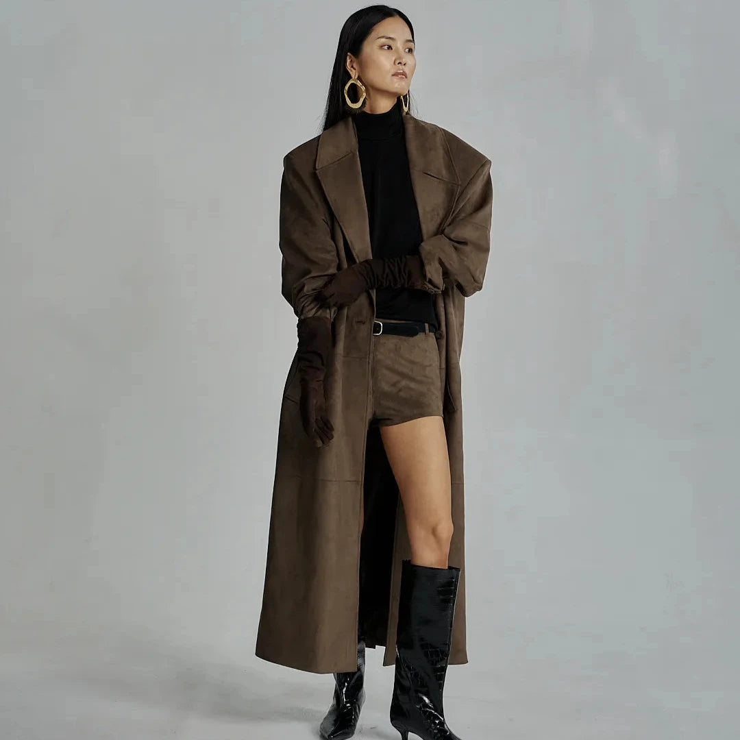 The Velora Shorts - Brown