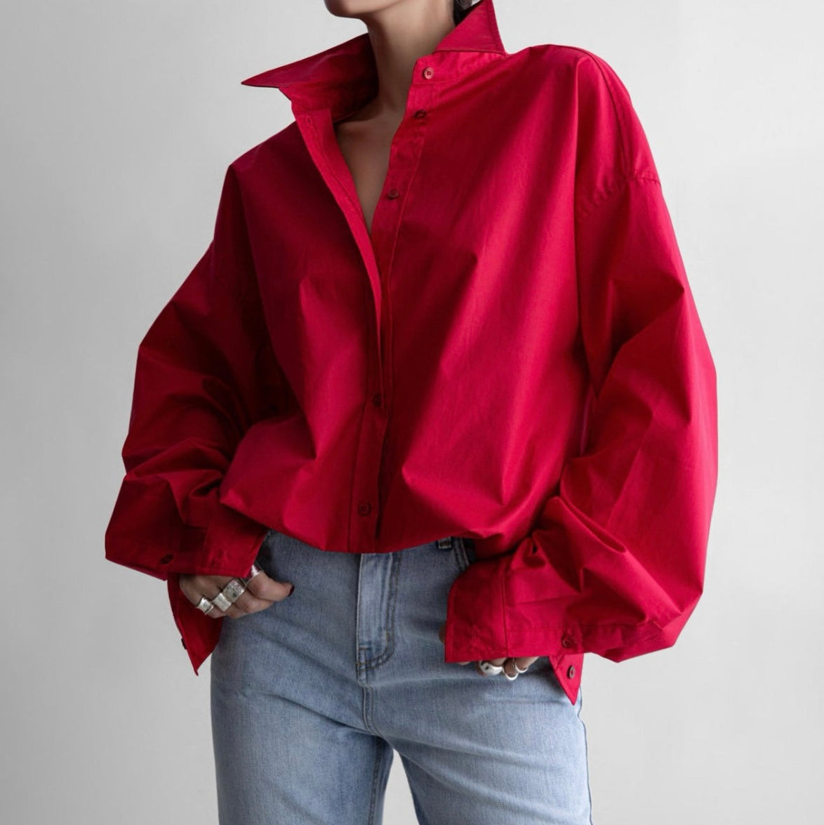 The Bubble Hem Shirt