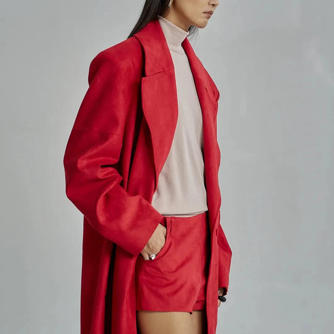 The Velora Shorts - Red