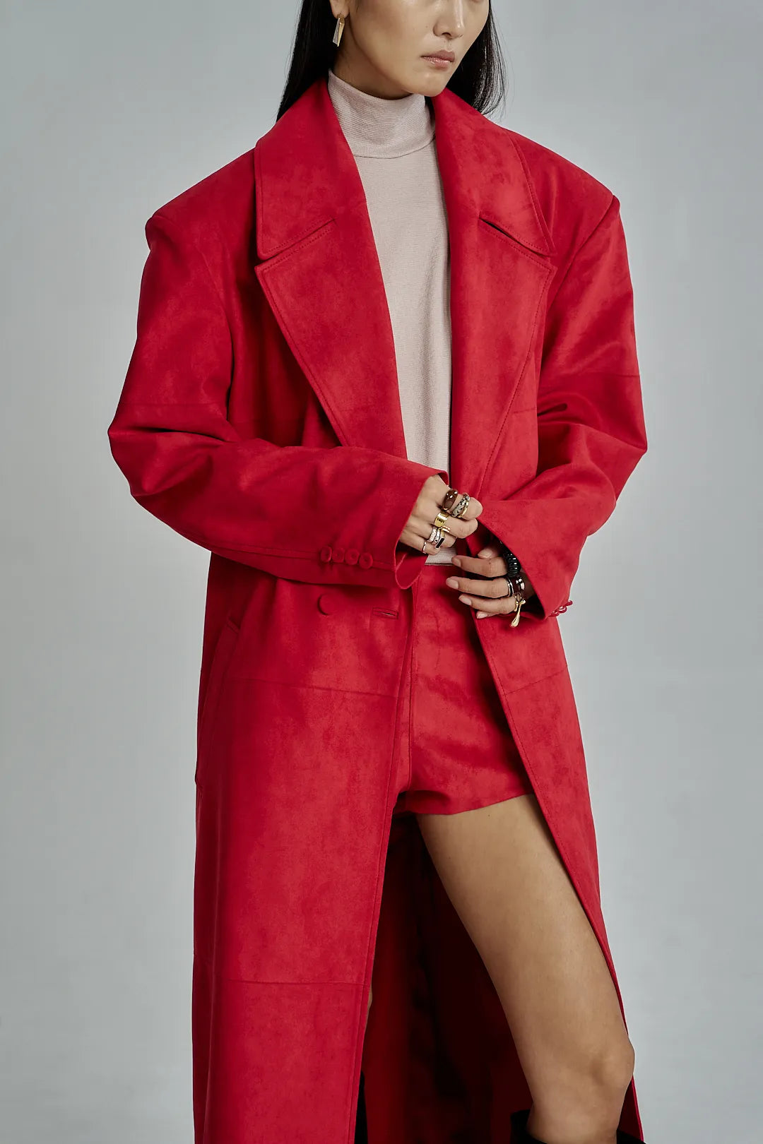 The Velora Shorts - Red