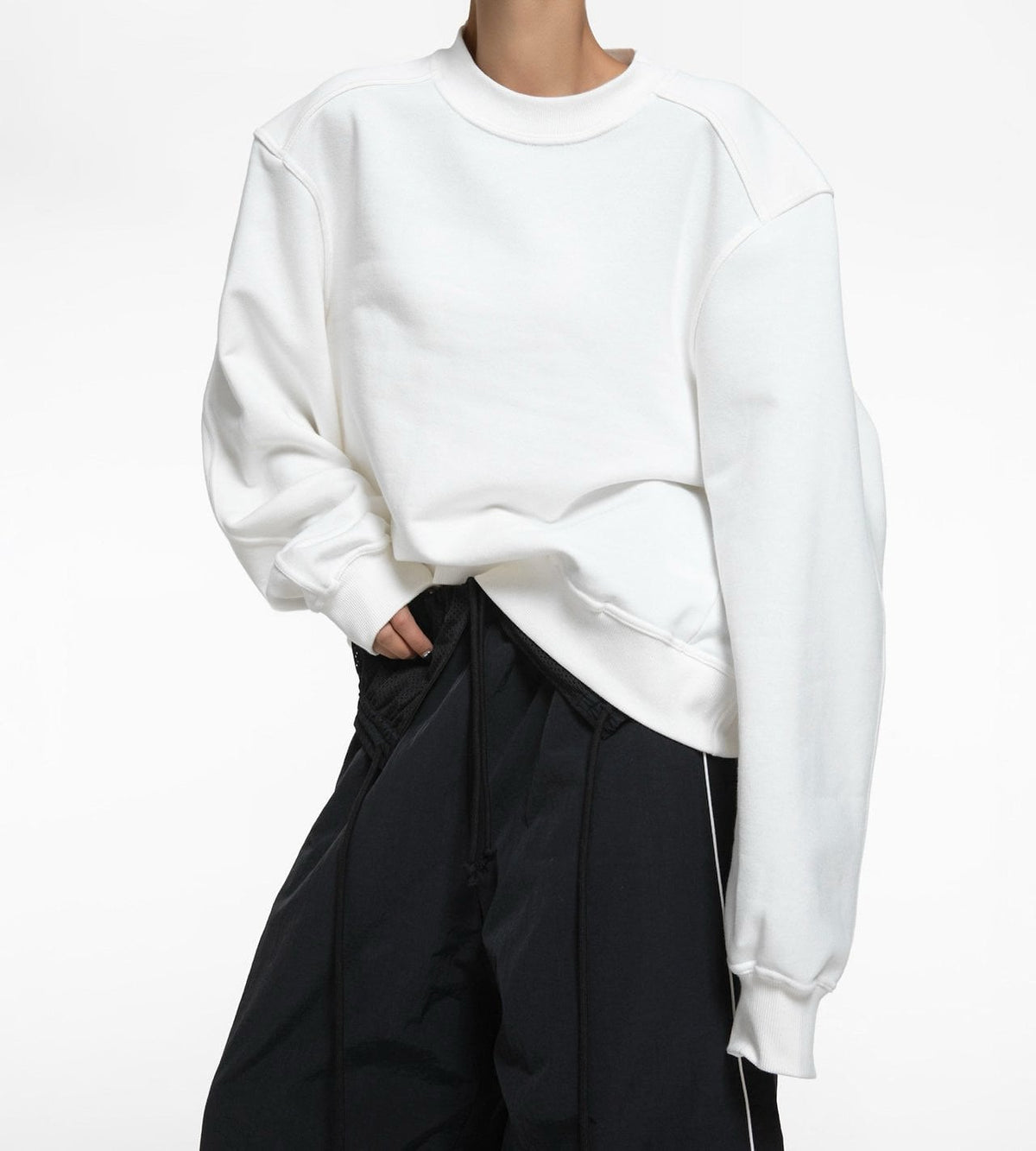 Square Shoulder Sweatshirt