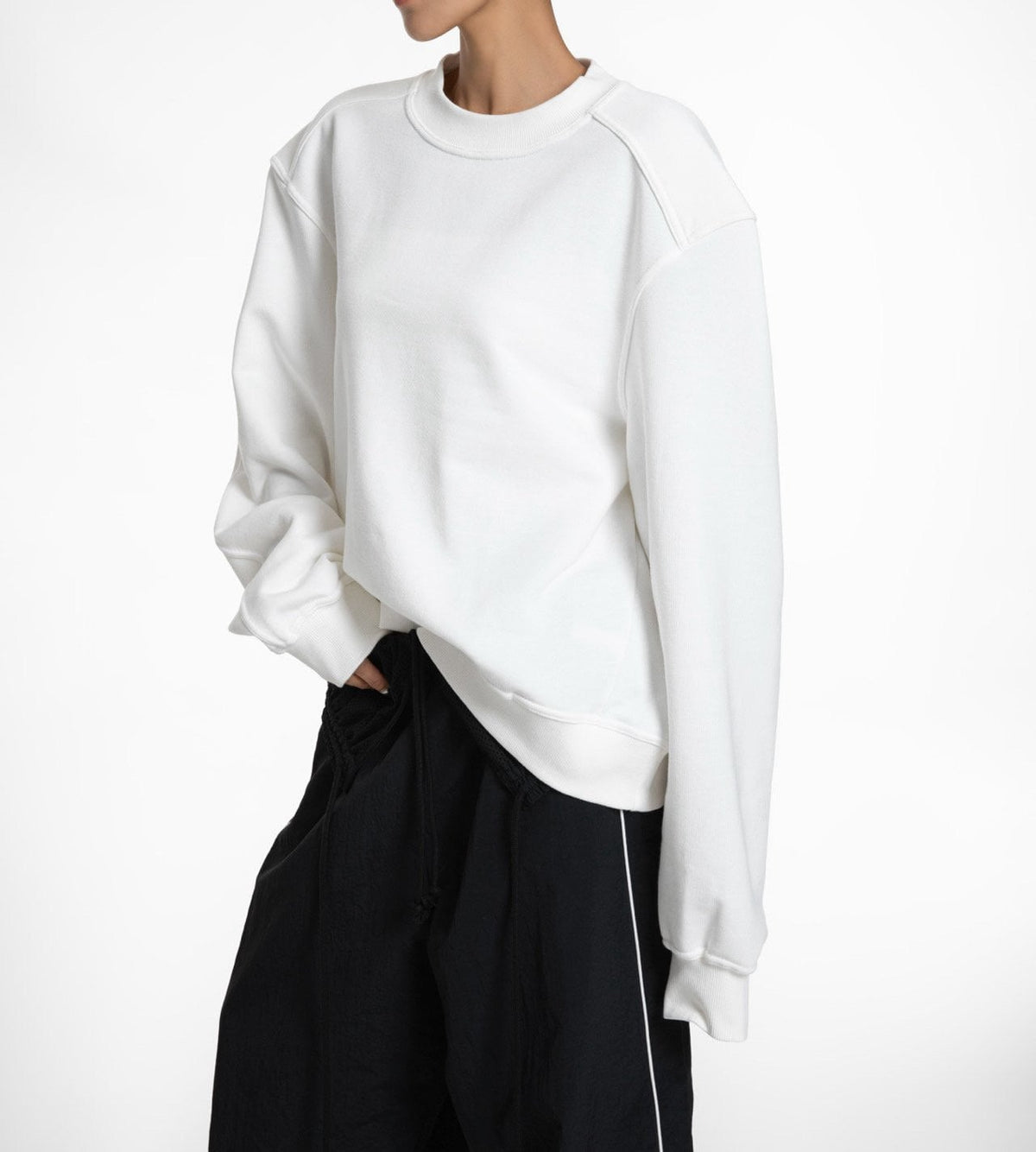 Square Shoulder Sweatshirt