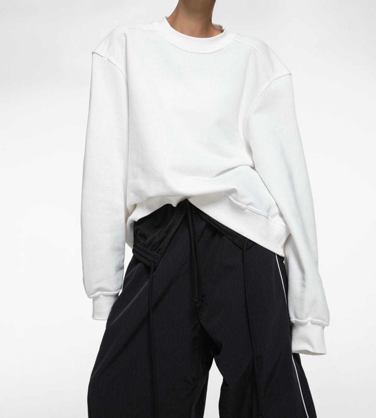 Square Shoulder Sweatshirt