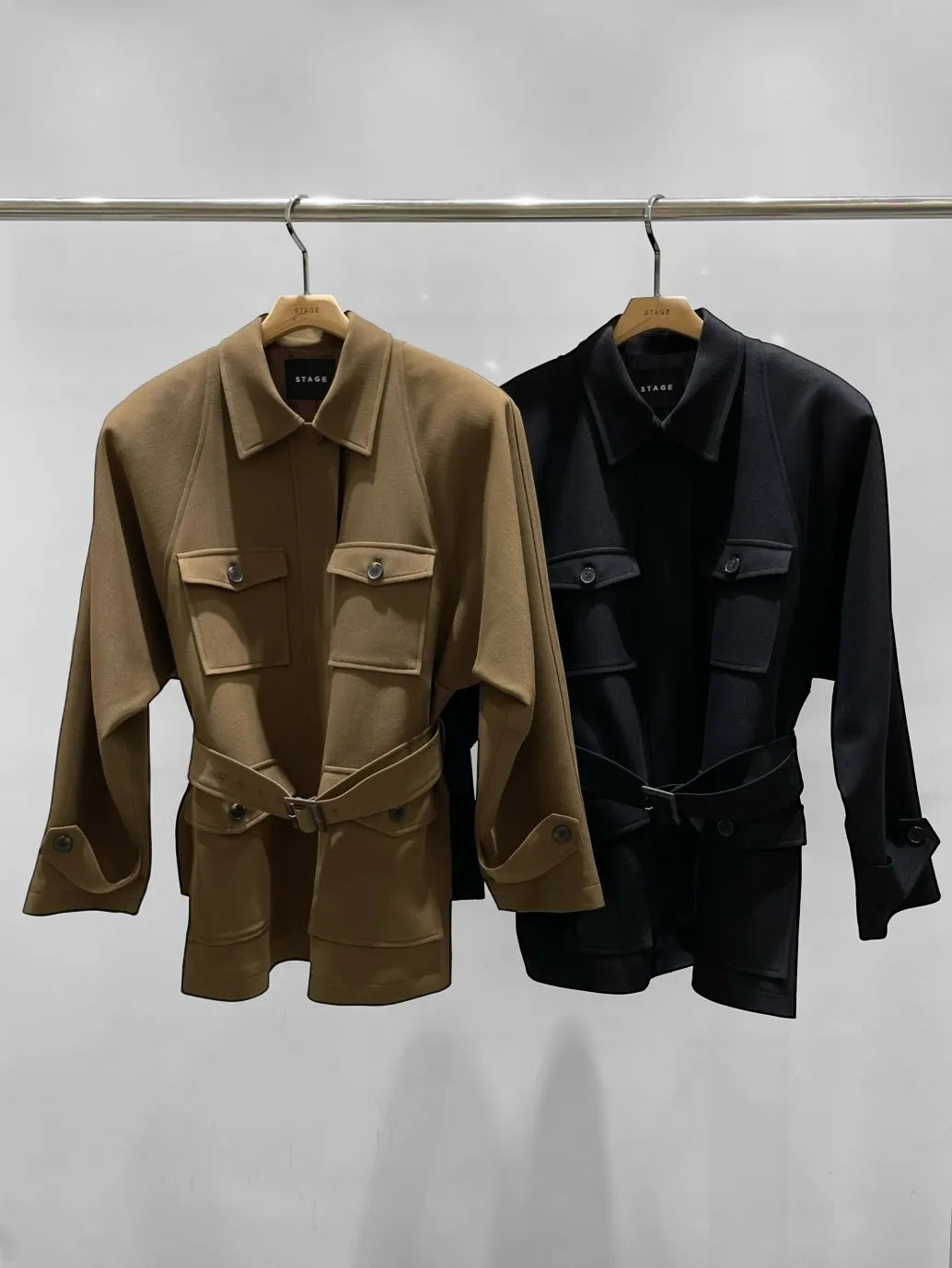 Black Power Trench Coat