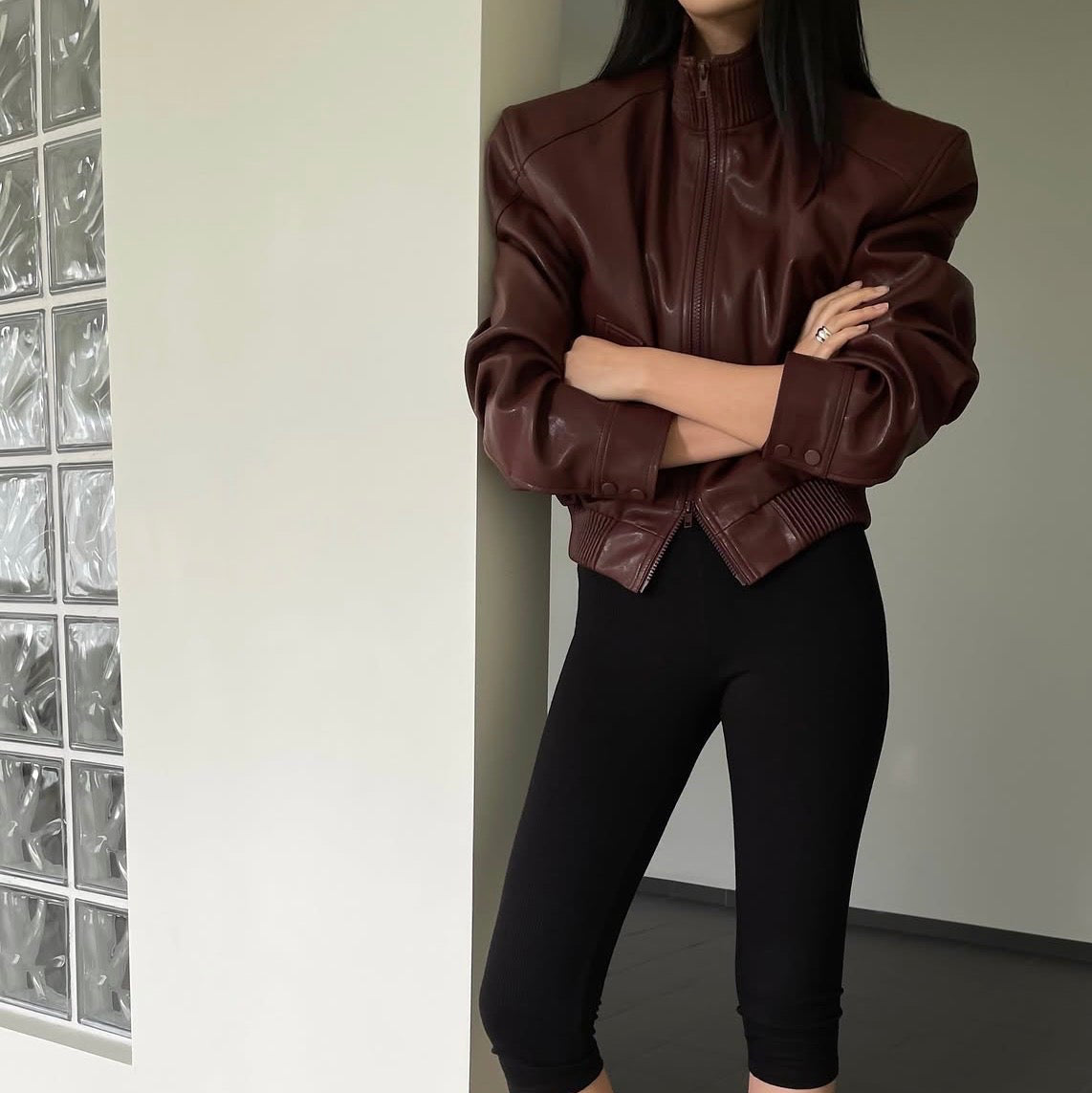 The After Hours Faux Leather Jacket