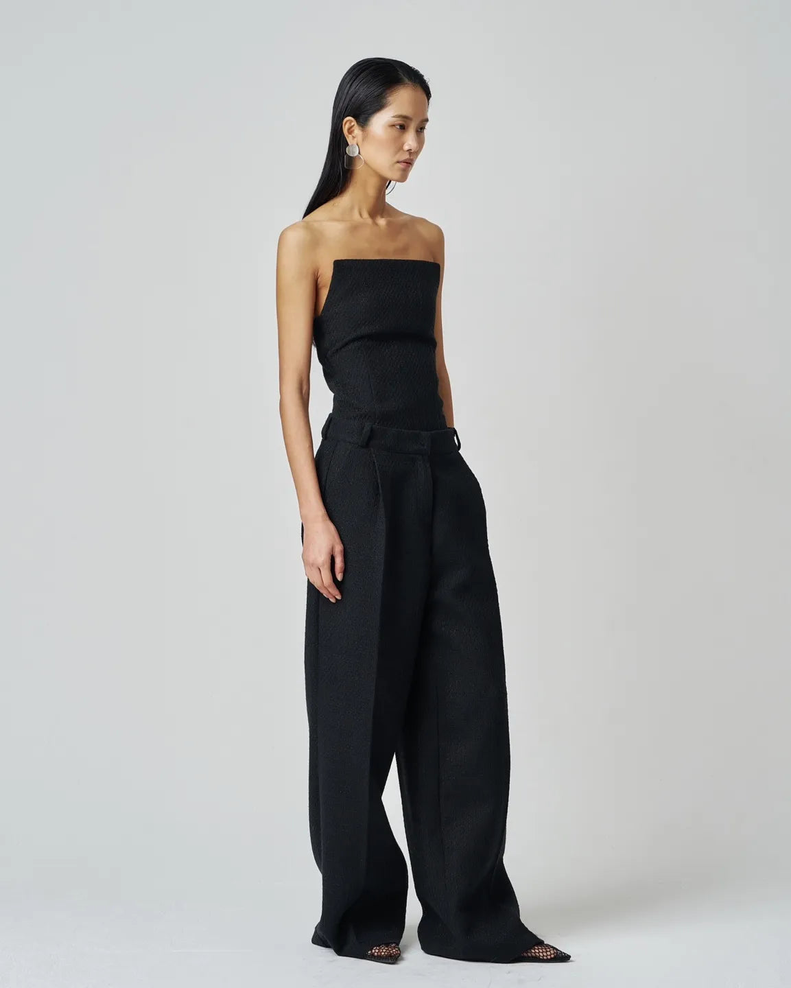 Black Tweed Pants