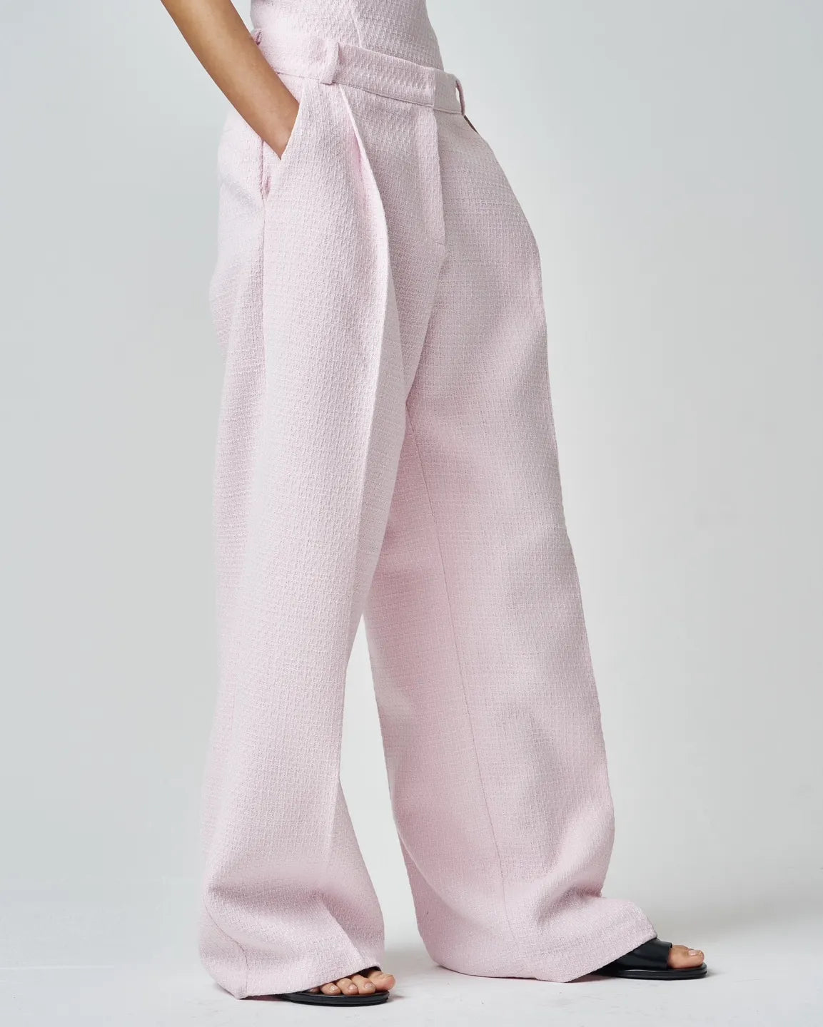 Pink Tweed Pants