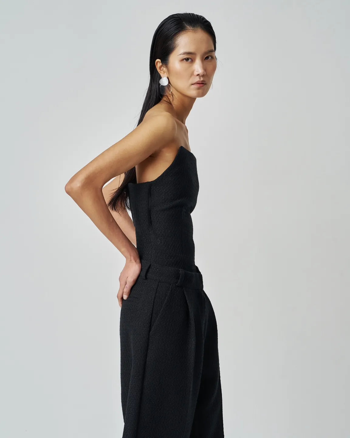 Black Tweed Pants