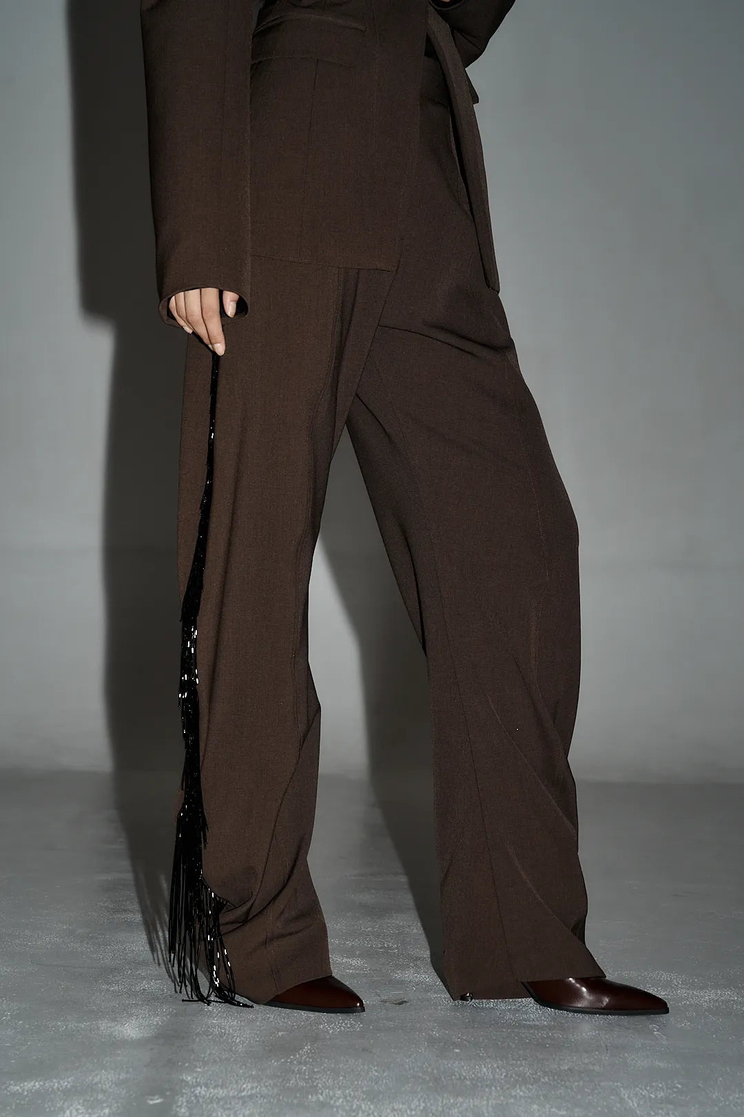 The Cut Pants with beads