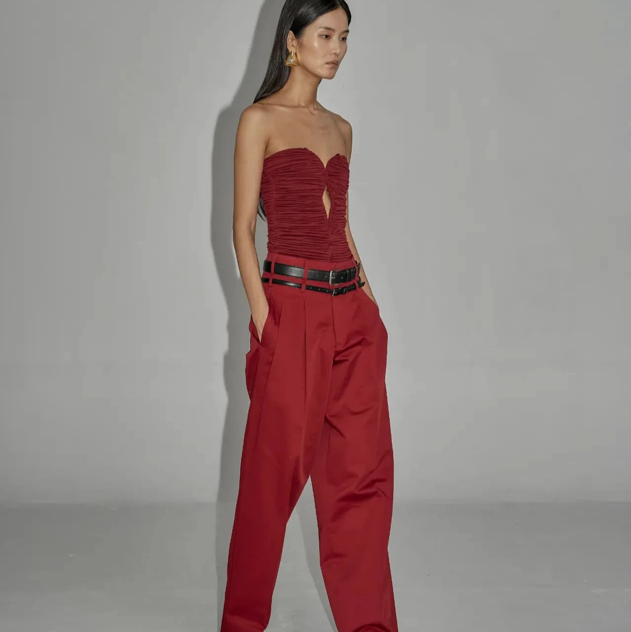 Red Chino Pants