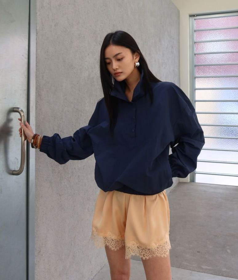 Satin Lace Shorts