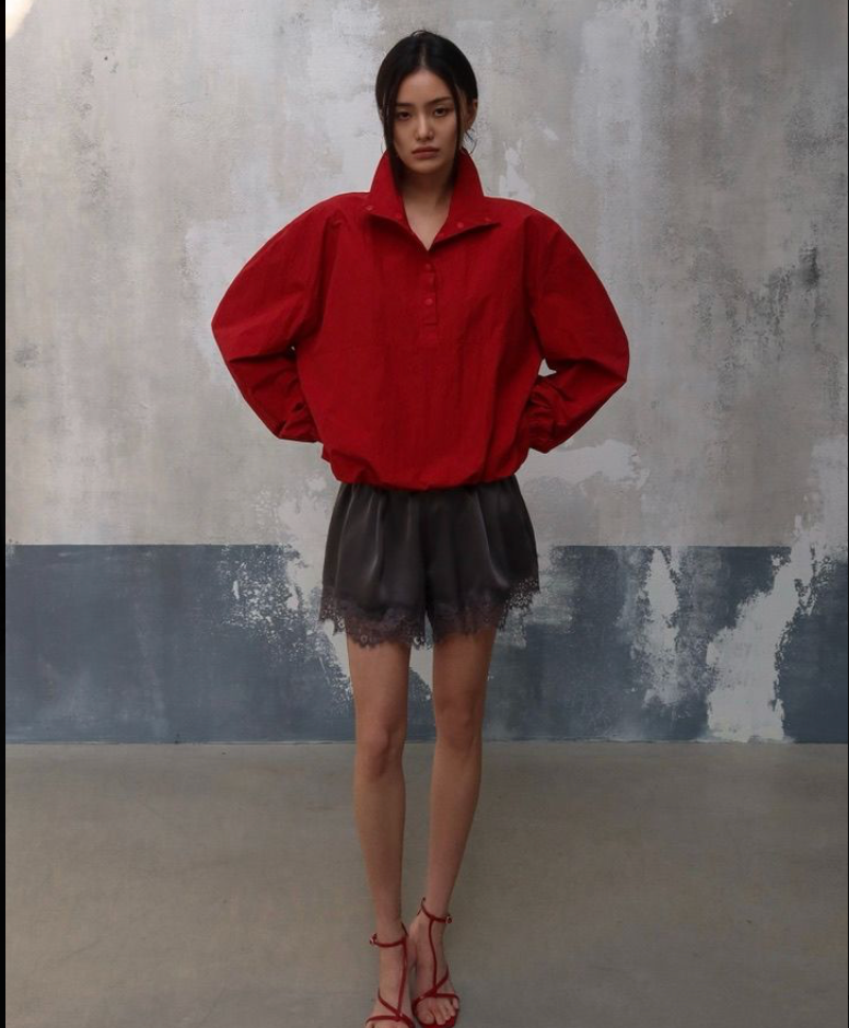 Satin Lace Shorts