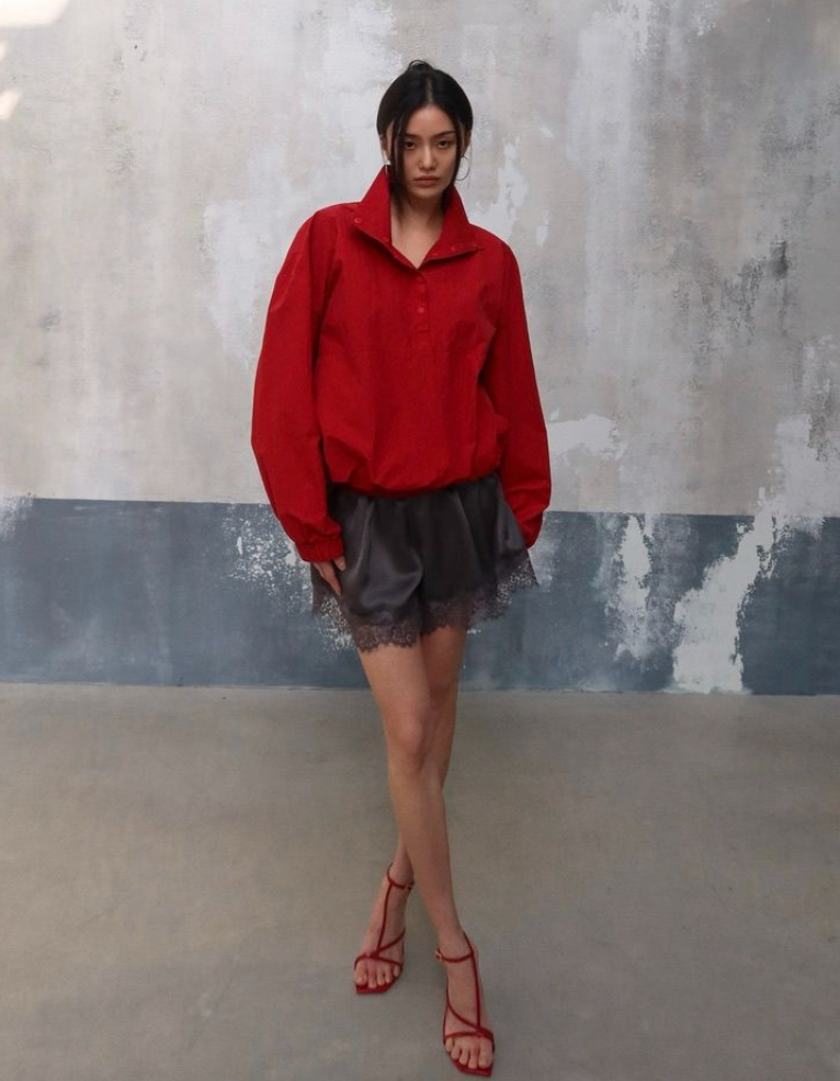 Satin Lace Shorts