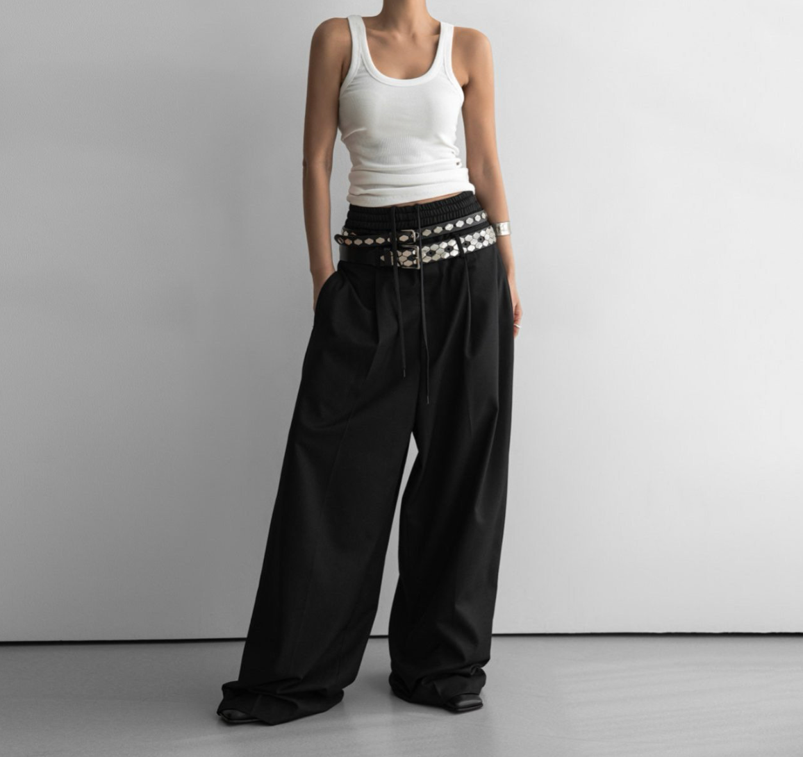 Sleeveless Rib Jersey Tank Top