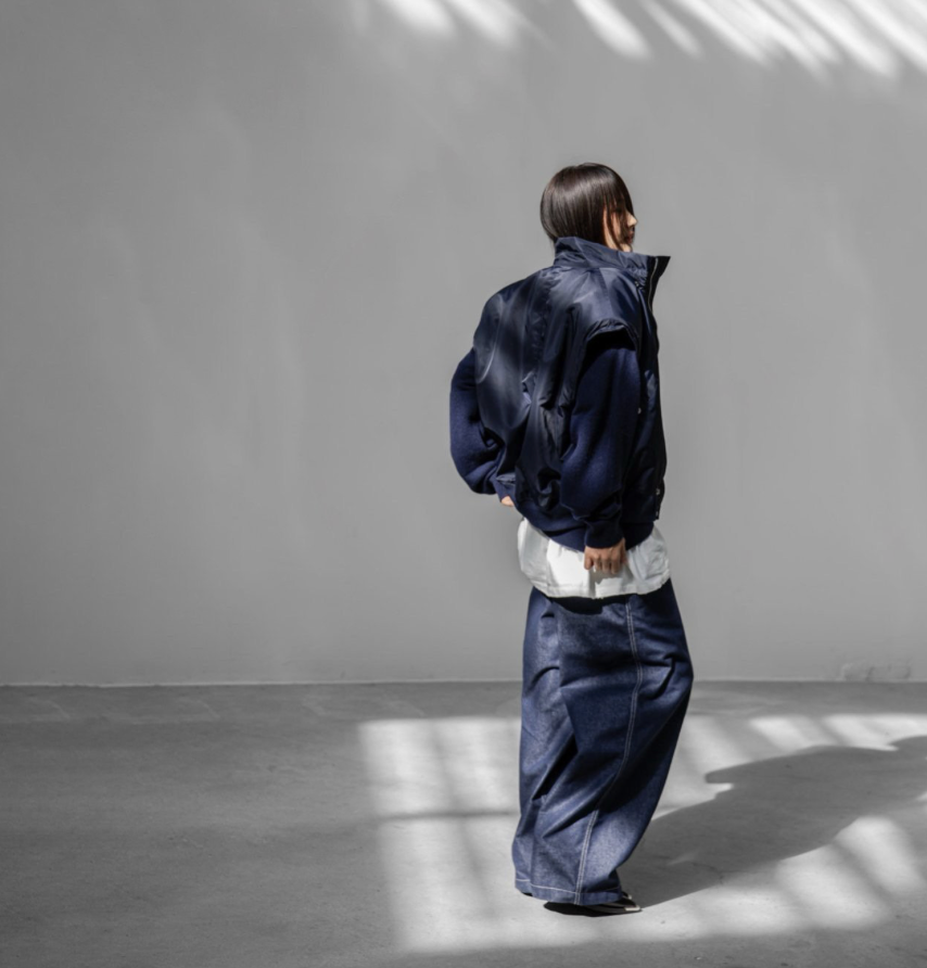 Oversized Padded Shoulder Bomber Vest