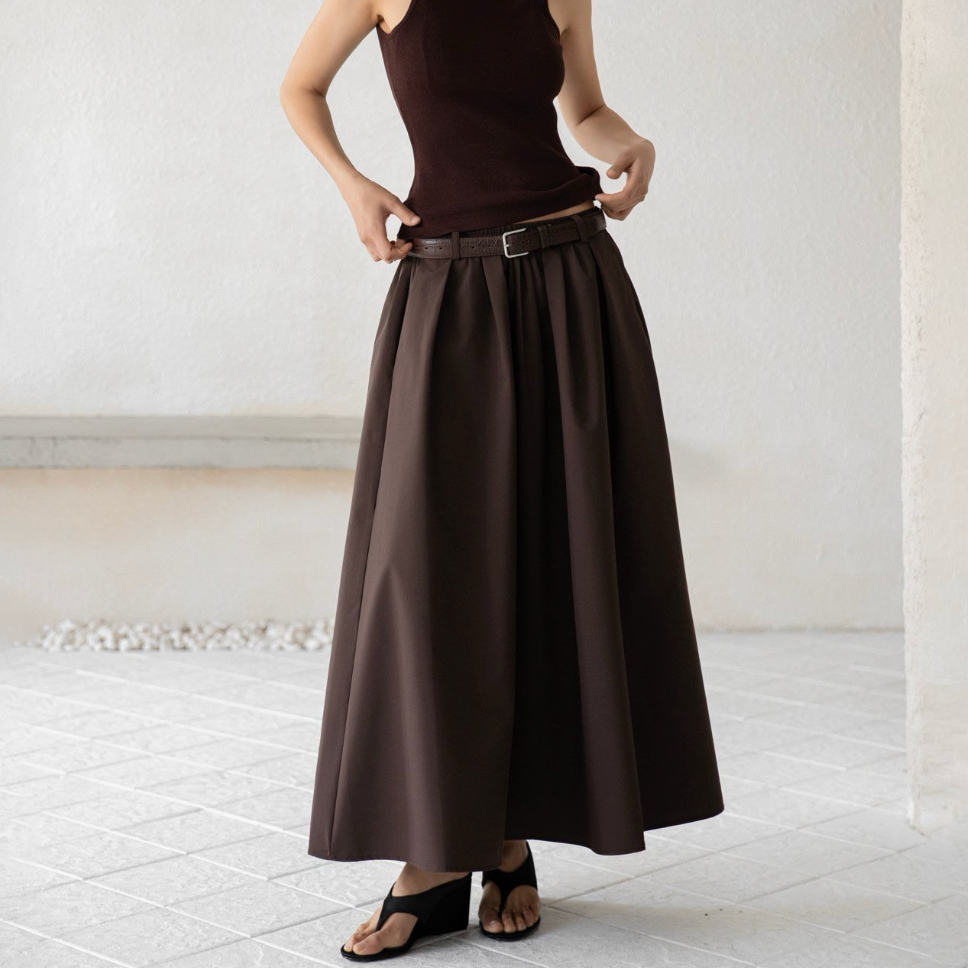 The A-Line Maxi Skirt