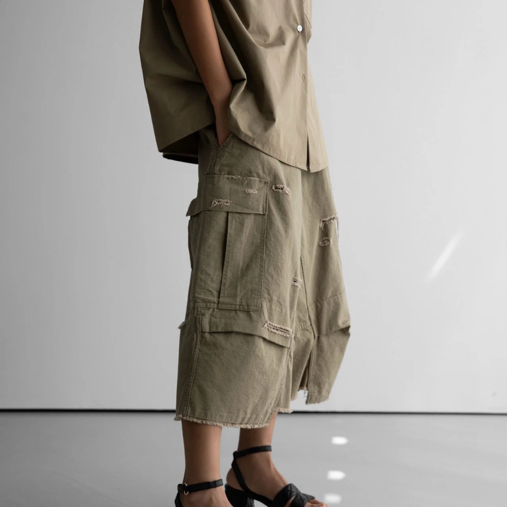 Vintage Cut-off Bermuda Pants