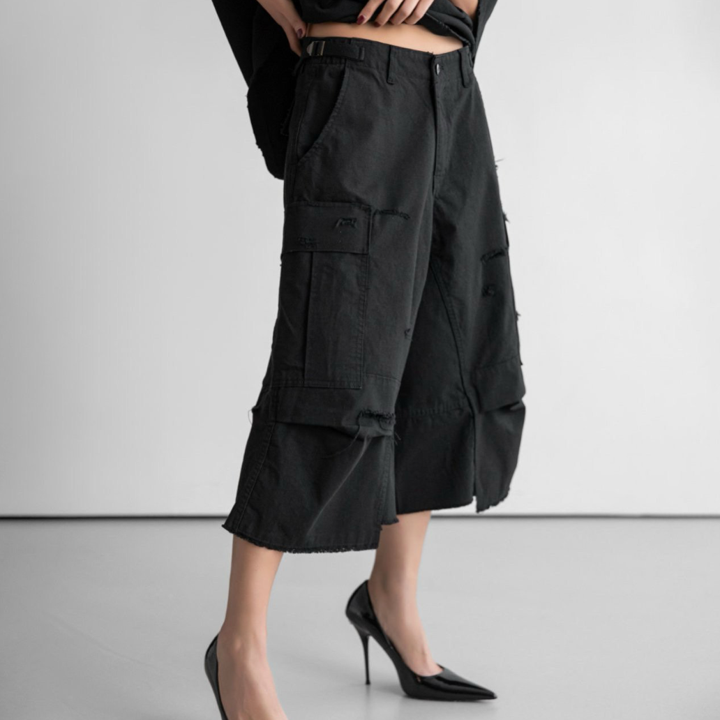 Vintage Cut-off Bermuda Pants
