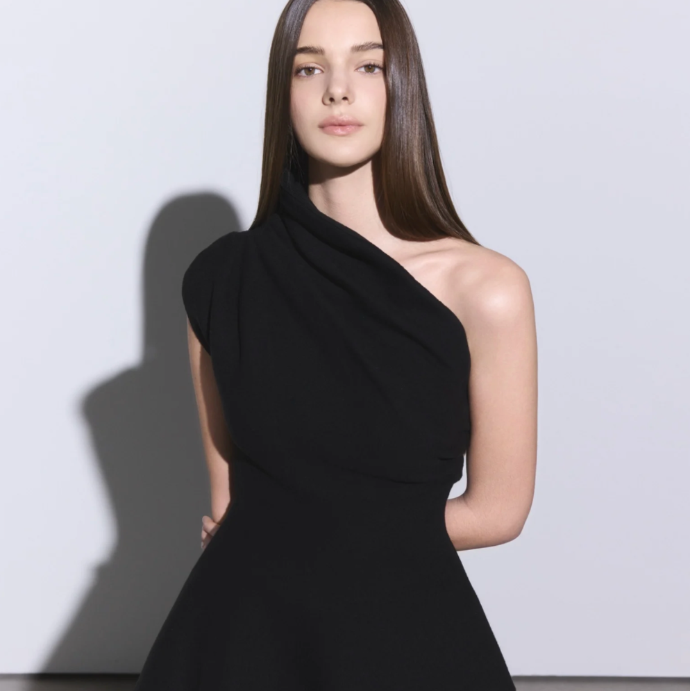 One Shoulder Peplum Top