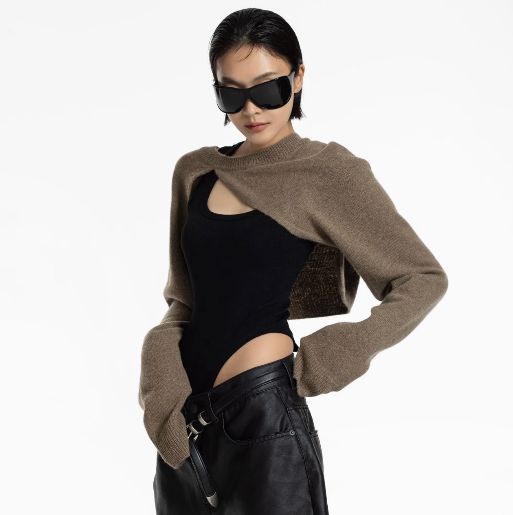 Sculpted Knit Bolero