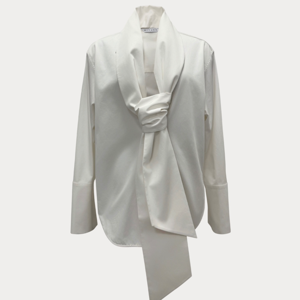 The Sculptural Tie Shirt