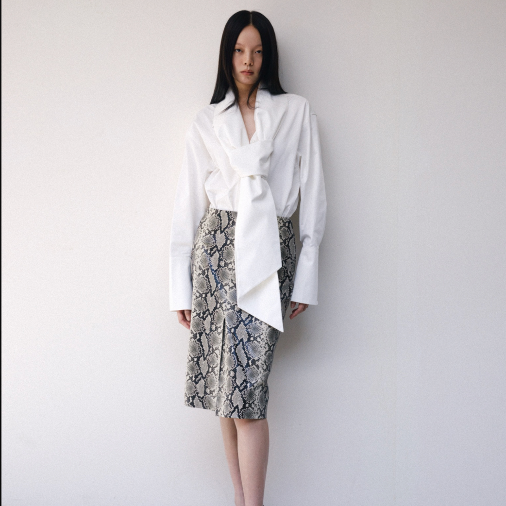 The Sculptural Tie Shirt