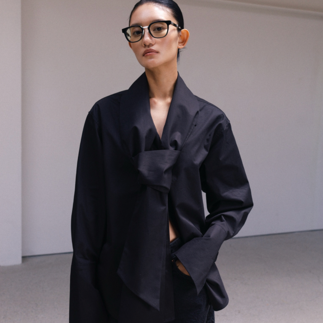 The Sculptural Tie Shirt