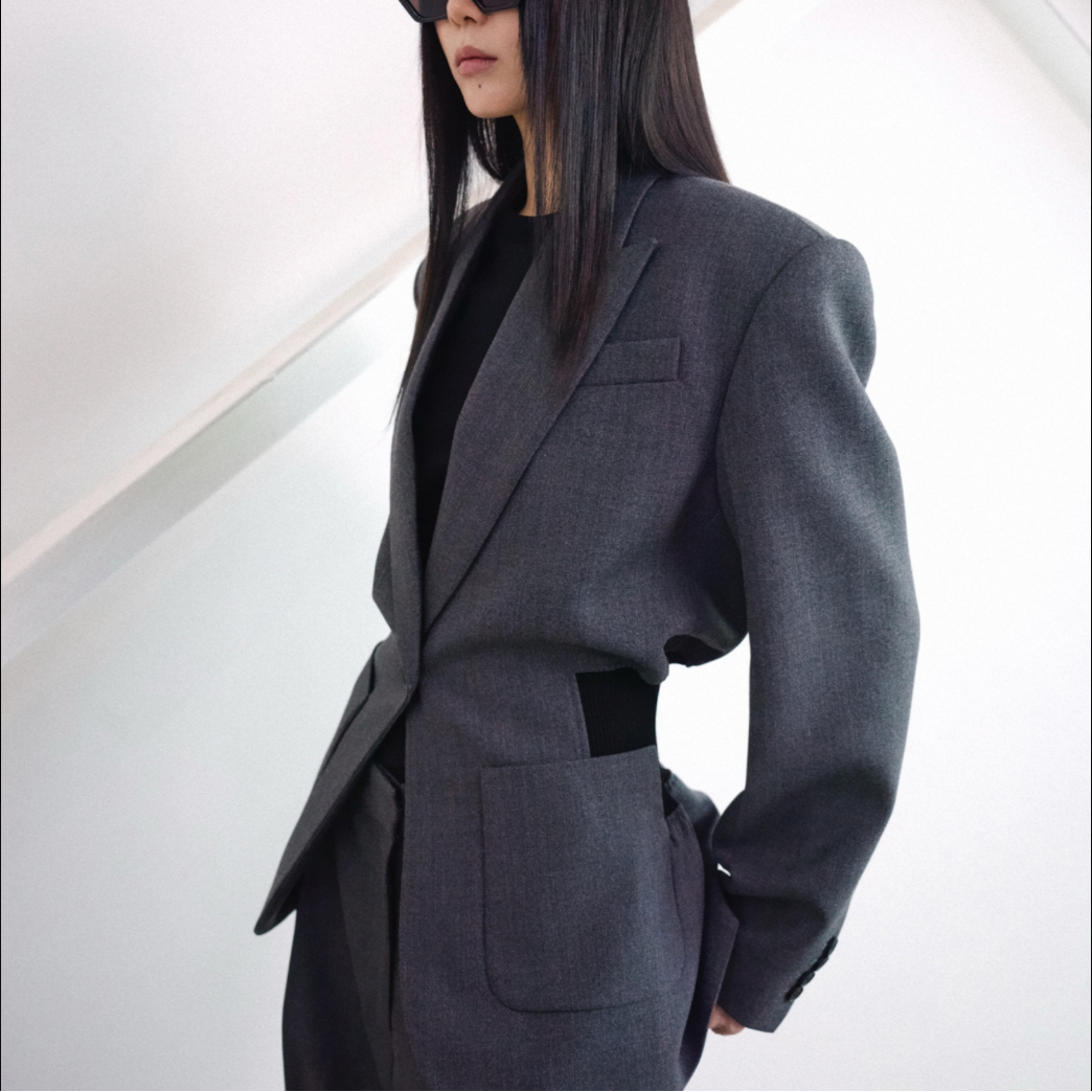 Sculpted Hourglass Blazer