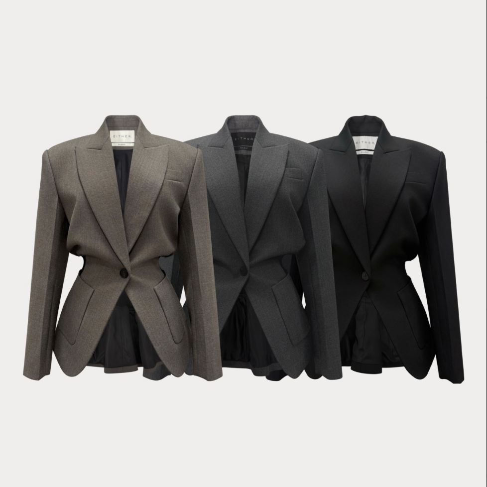 Sculpted Hourglass Blazer