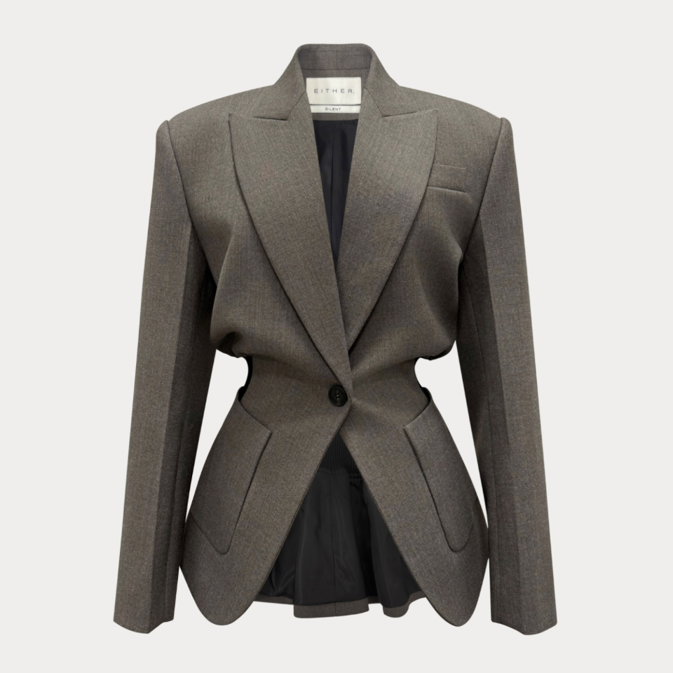 Sculpted Tailored Blazer