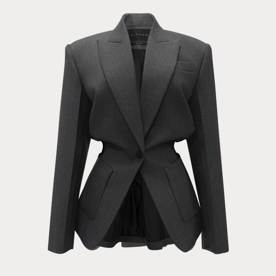 Sculpted Tailored Blazer