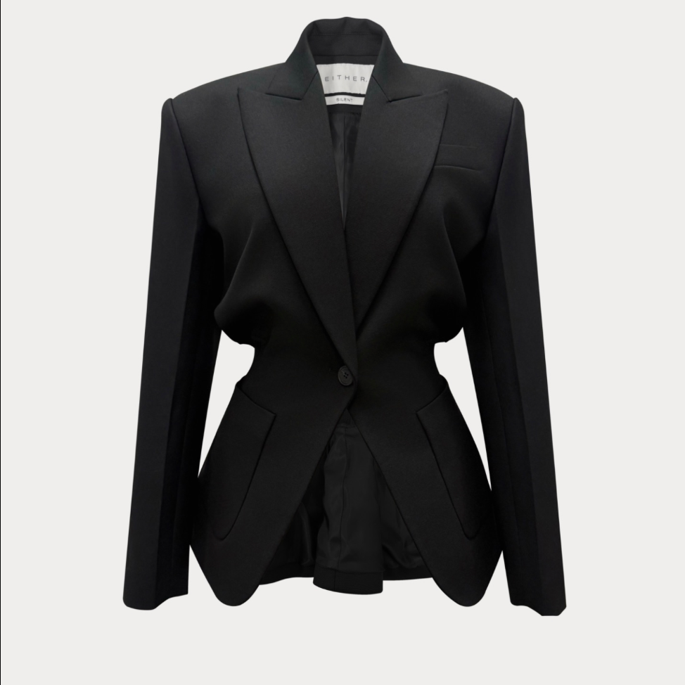 Sculpted Tailored Blazer