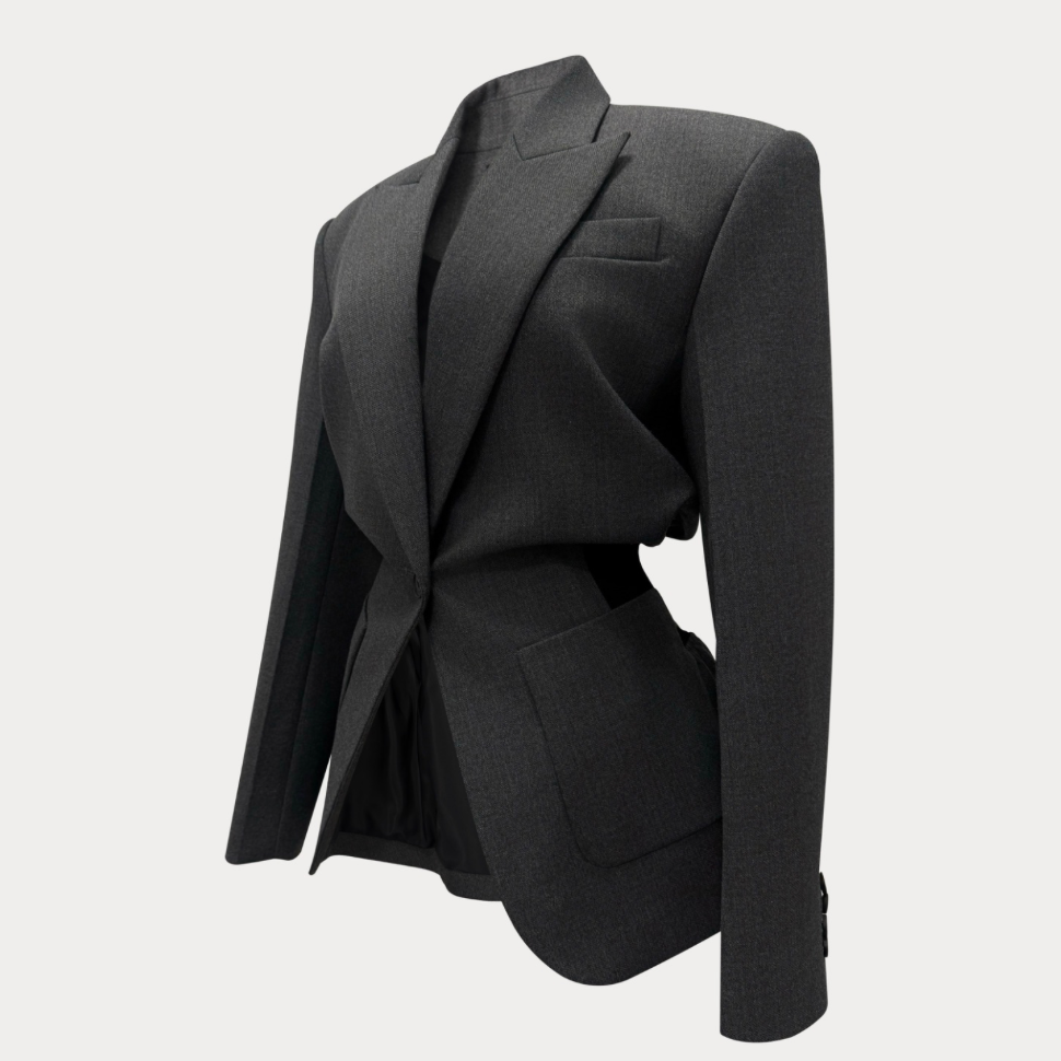 Sculpted Tailored Blazer