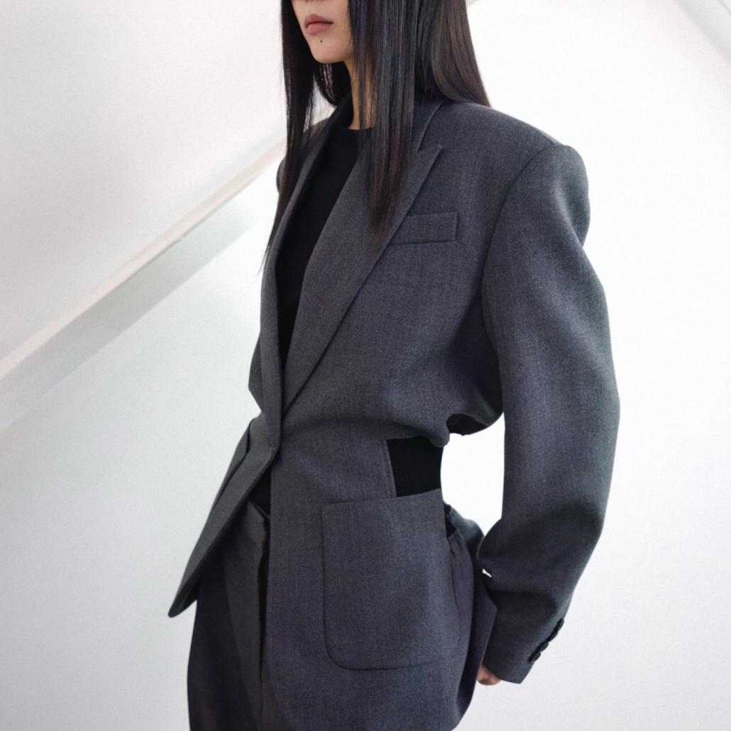 Sculpted Tailored Blazer