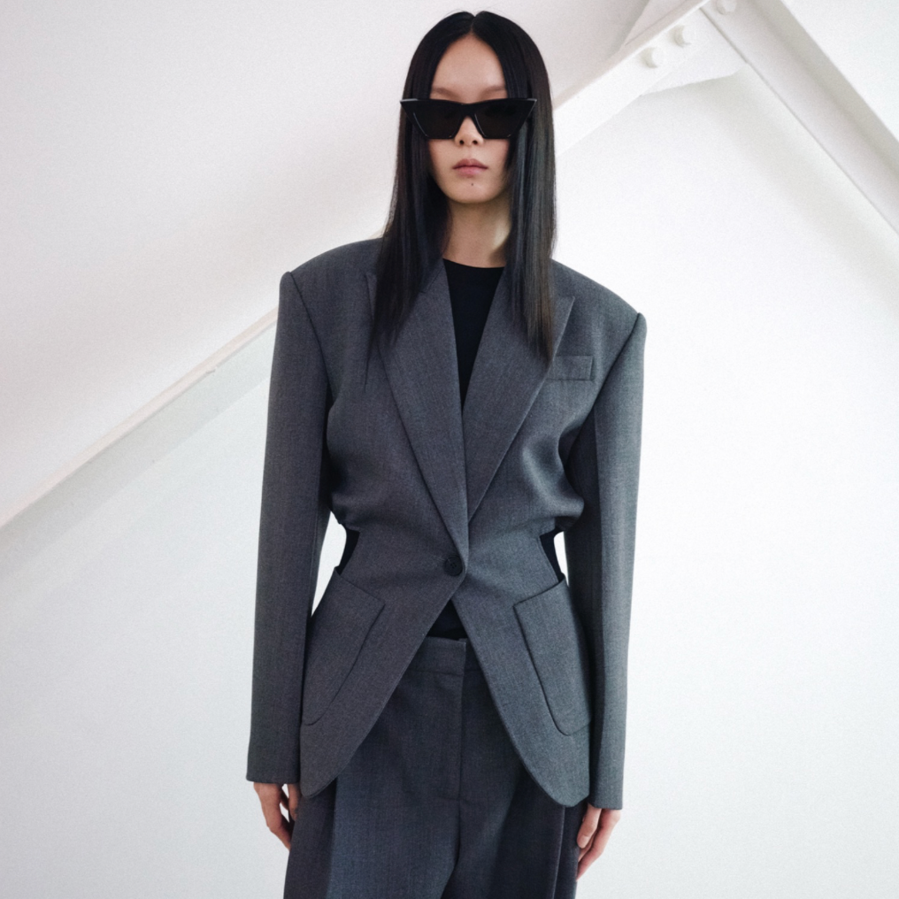 Sculpted Tailored Blazer