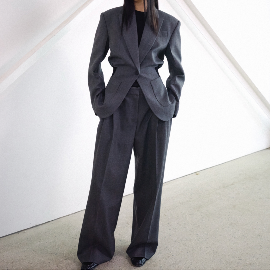 Double Pleated Trousers