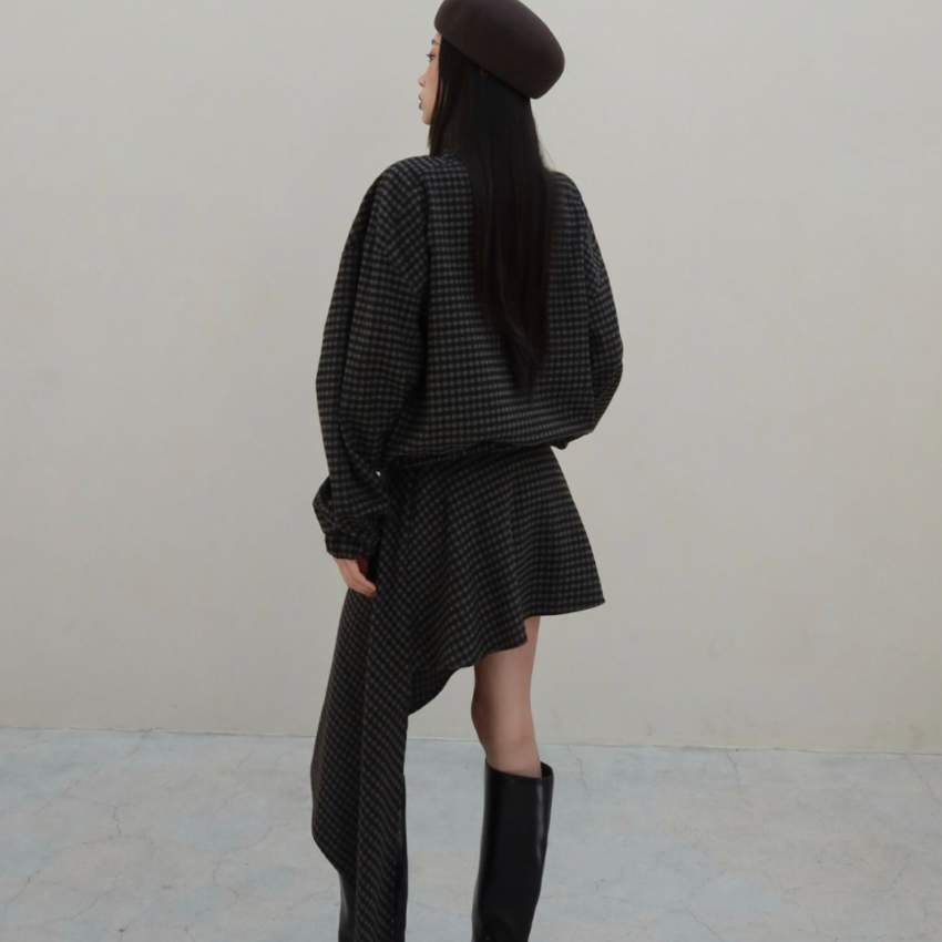 The Offbeat Check Wool Jacket
