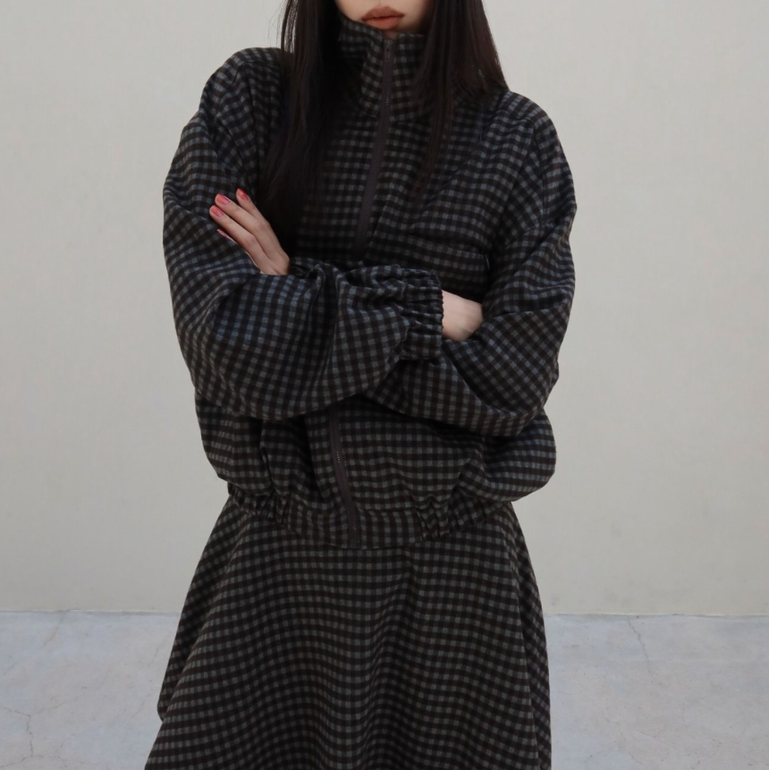 The Offbeat Check Wool Jacket