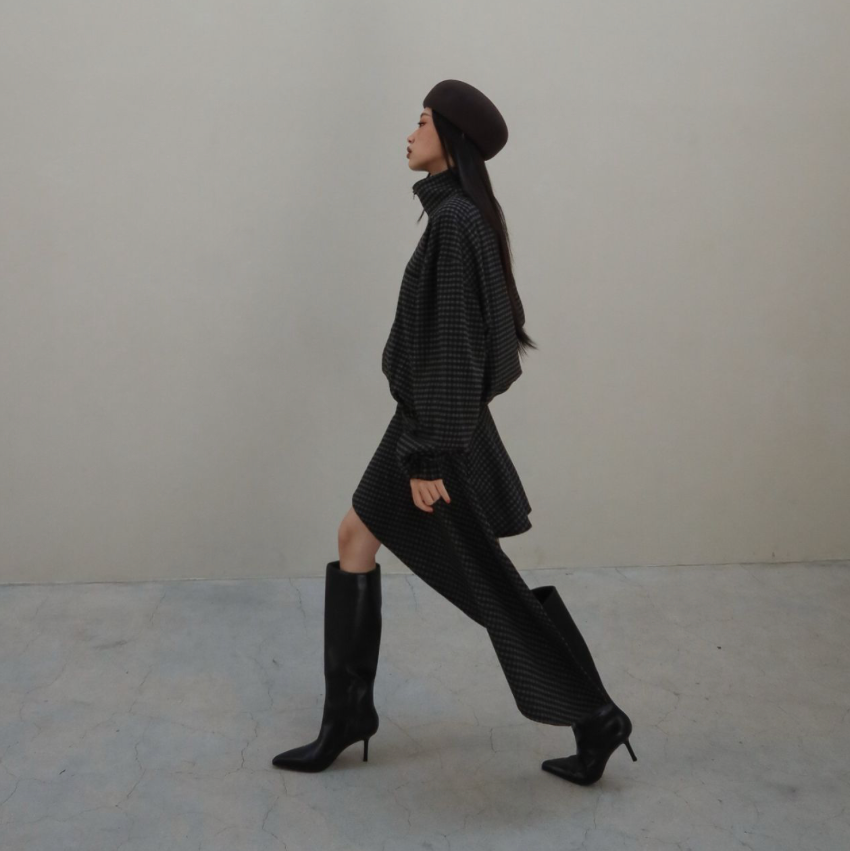 The Offbeat Check Wool Jacket