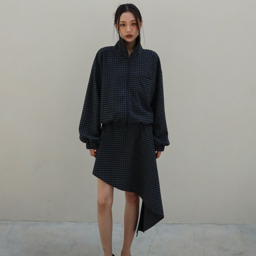 The Offbeat Check Wool Jacket