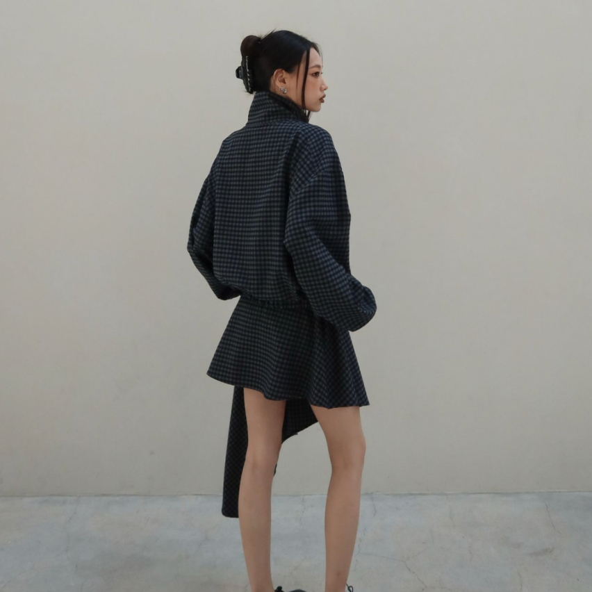 The Offbeat Check Wool Jacket