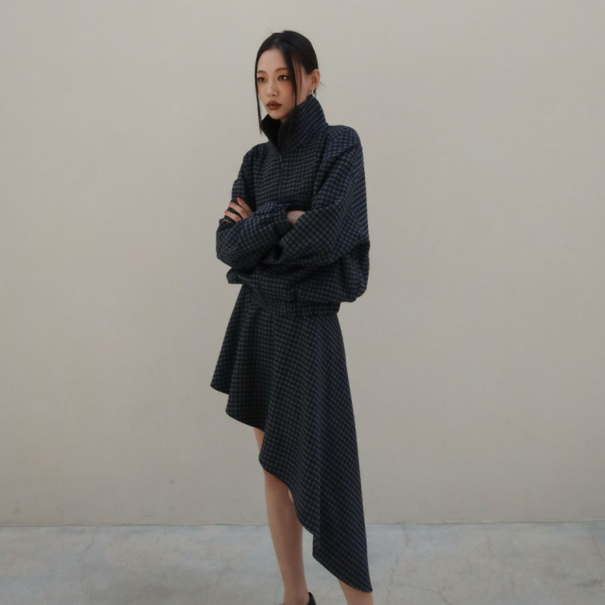 The Offbeat Check Wool Jacket