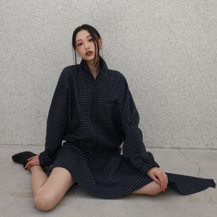 The Offbeat Check Wool Jacket