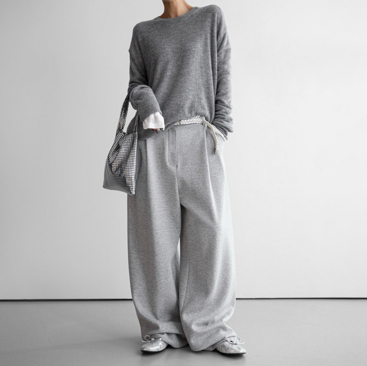 The Ease Pin-Tuck Sweat Trousers