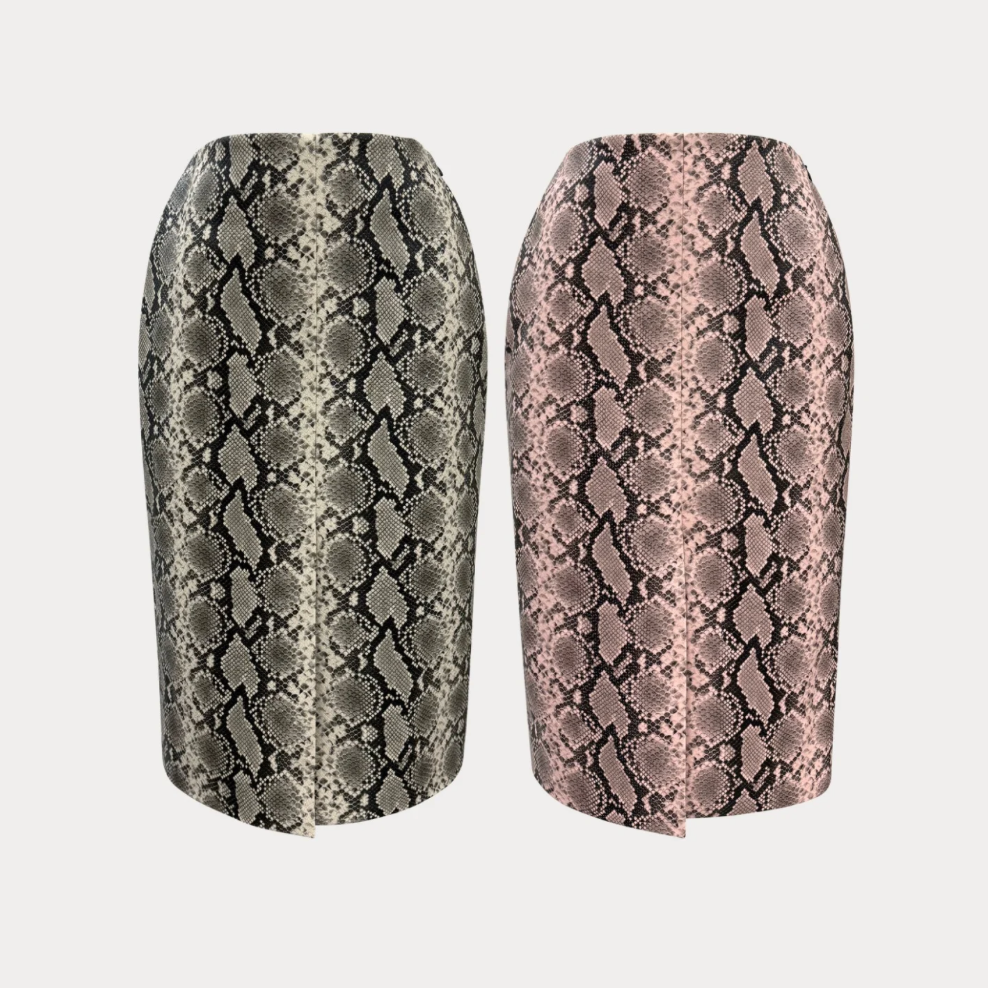 The Viper Faux Leather Skirt