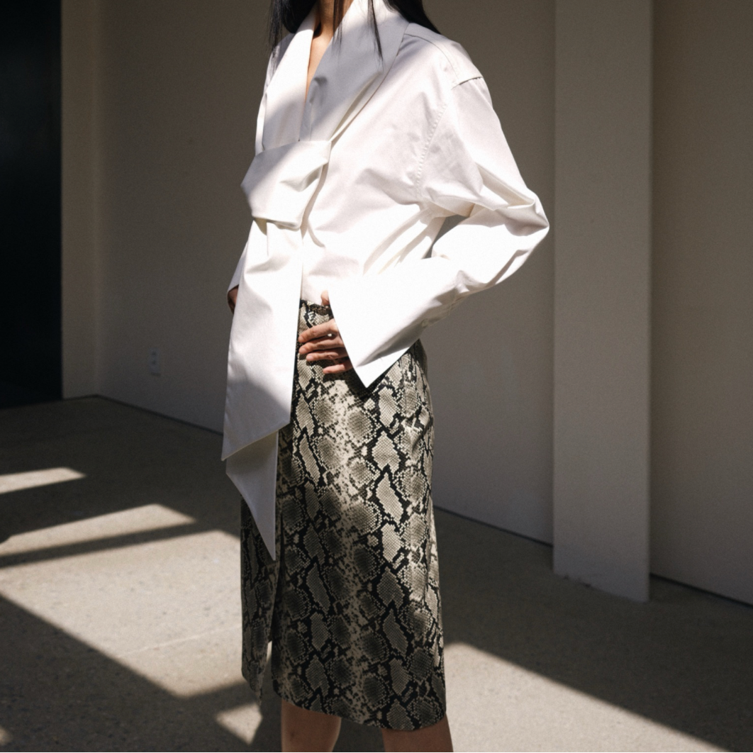 The Viper Faux Leather Skirt