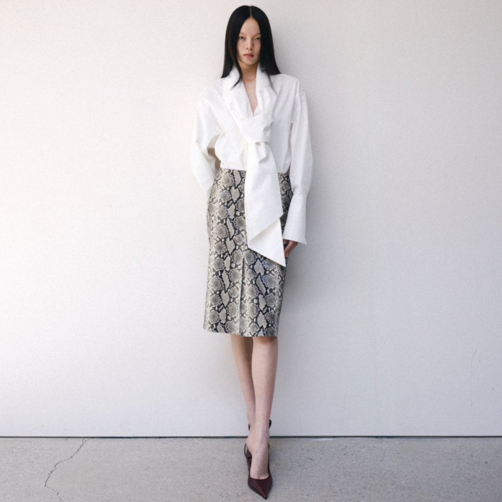 The Viper Faux Leather Skirt