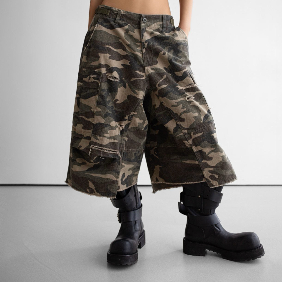 Vintage Cut-off Bermuda Pants