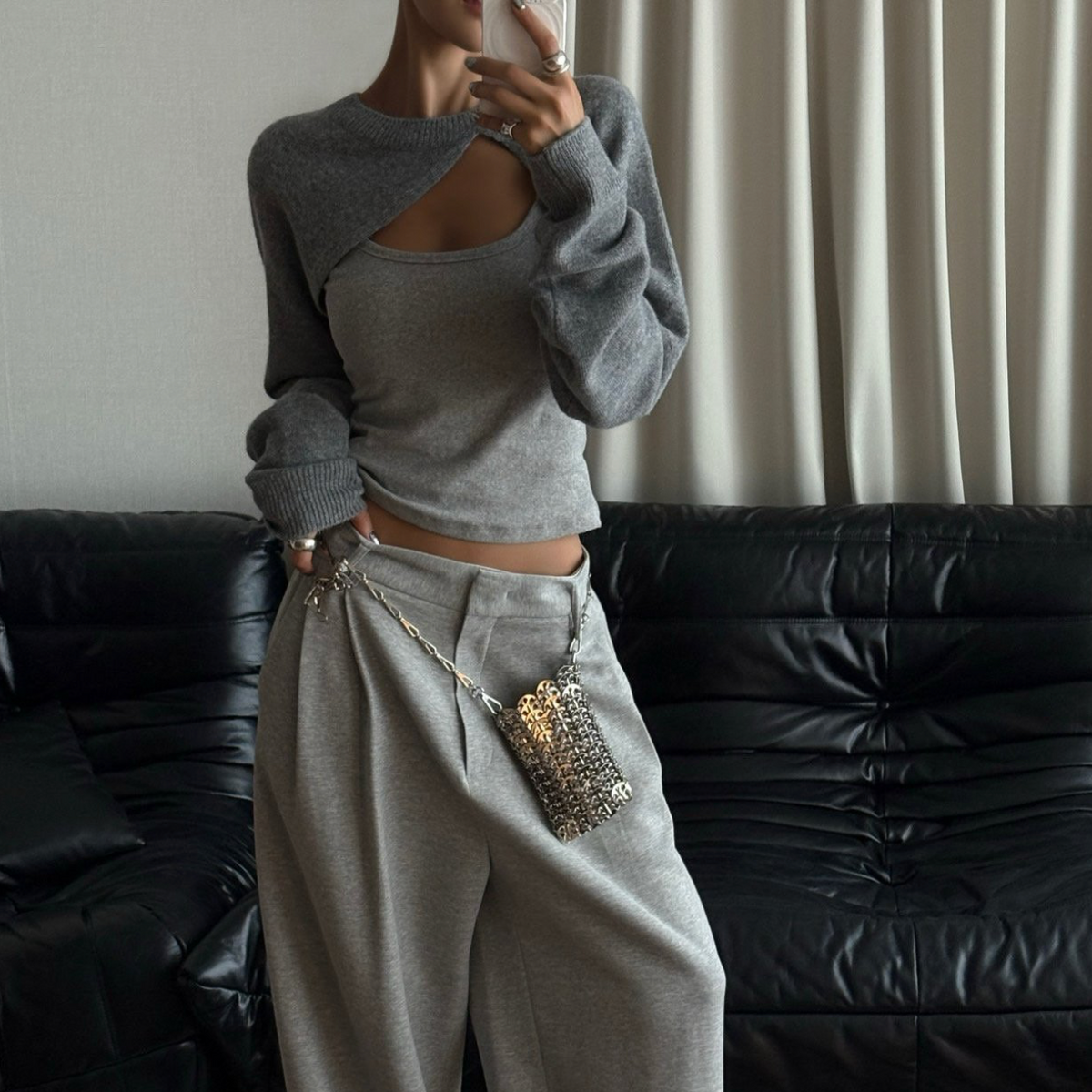 Sculpted Knit Bolero