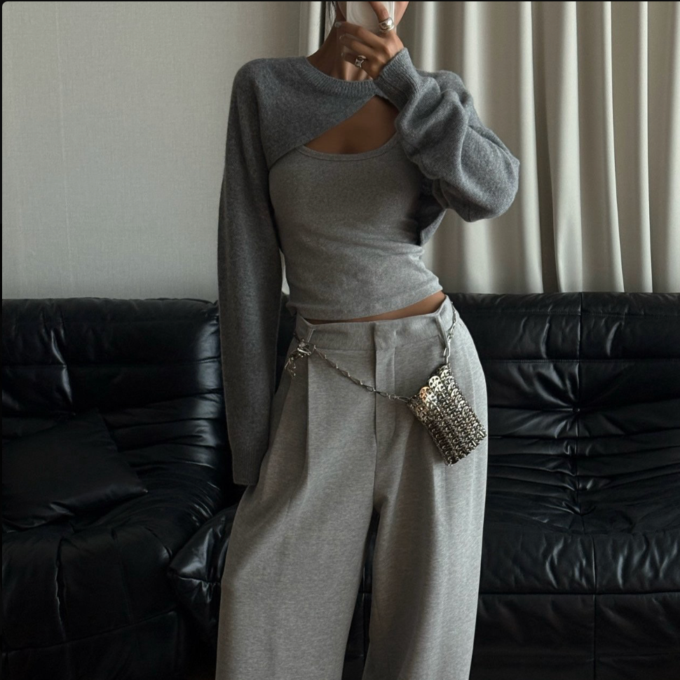 Sculpted Knit Bolero